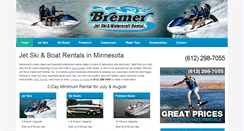 Desktop Screenshot of bremer-jet-ski-rental.com